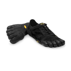 Vibram KSO EVO Black Womens Training Shoes | India-130976